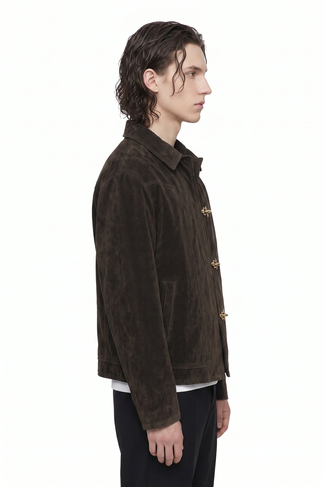 Suede Clasp Jacket na2849