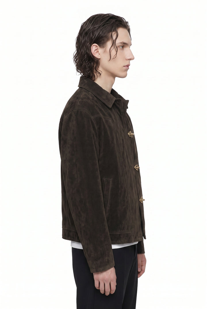 Suede Clasp Jacket na2849