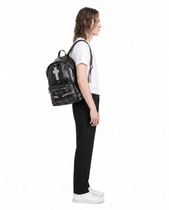 Cross Leather Backpack na2917