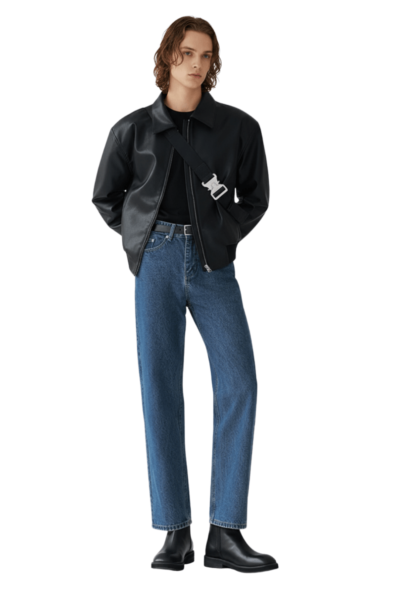 미니멀 스트레이트 데님 na2426