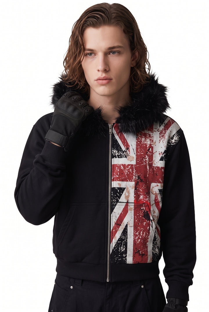 Graphic Zip Hoodie na2757