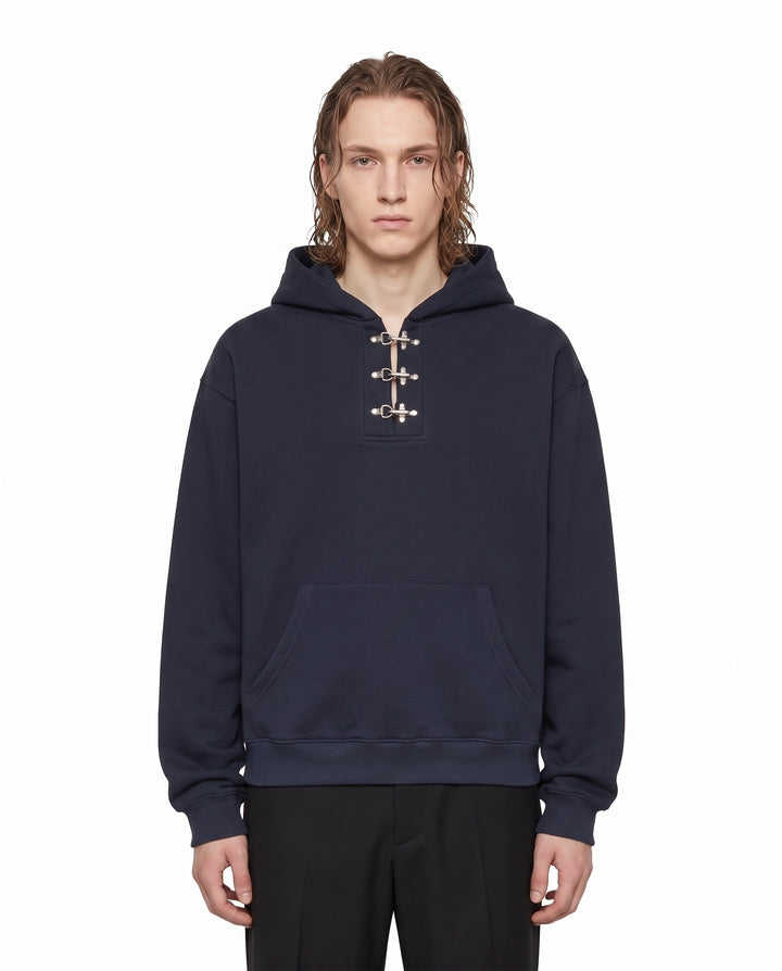Buckle Neck Hoodie na3166
