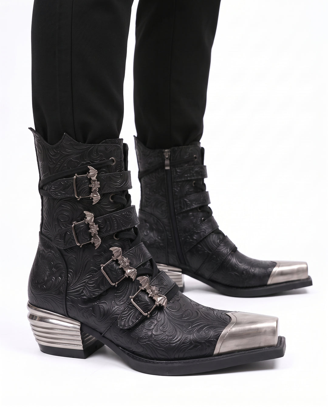 Gothic Buckle Boots na2955