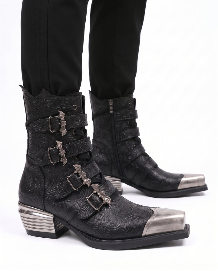 Gothic Buckle Boots na2955