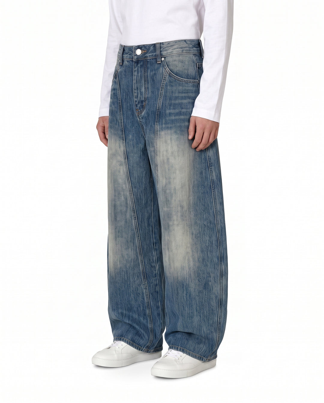 Wide Denim Pants na2972