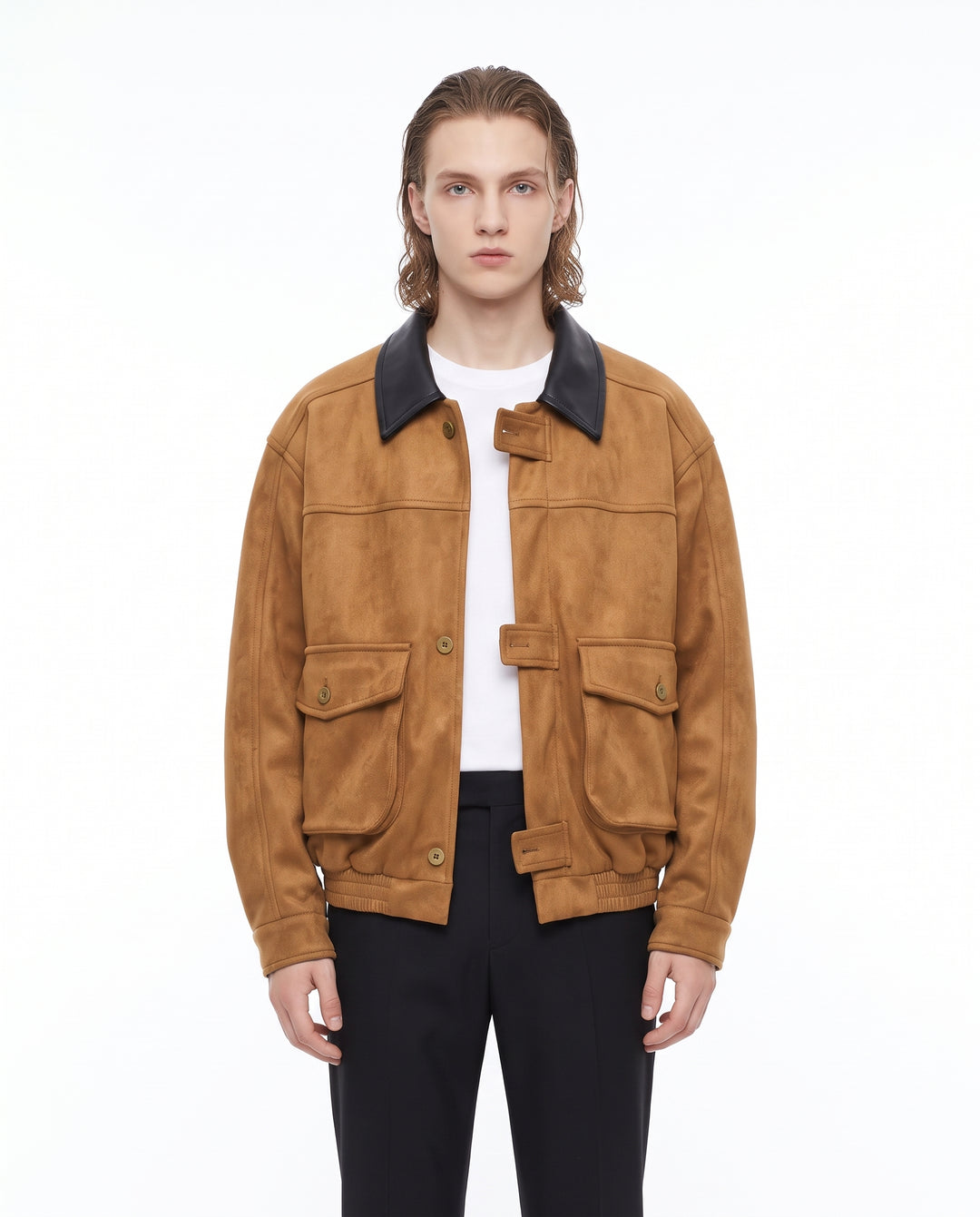 Suede Bomber Jacket na3170