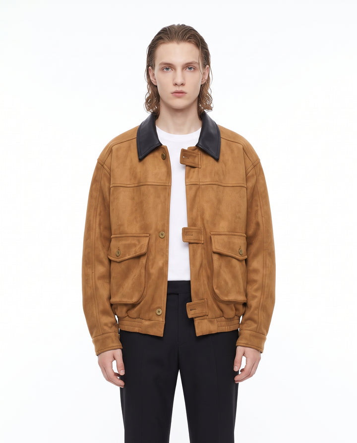 Suede Bomber Jacket na3170