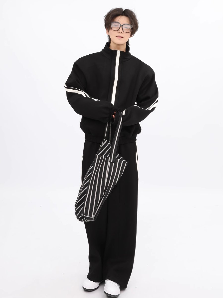 [FUTUREBOY] Korean stripes two-piece set na1711