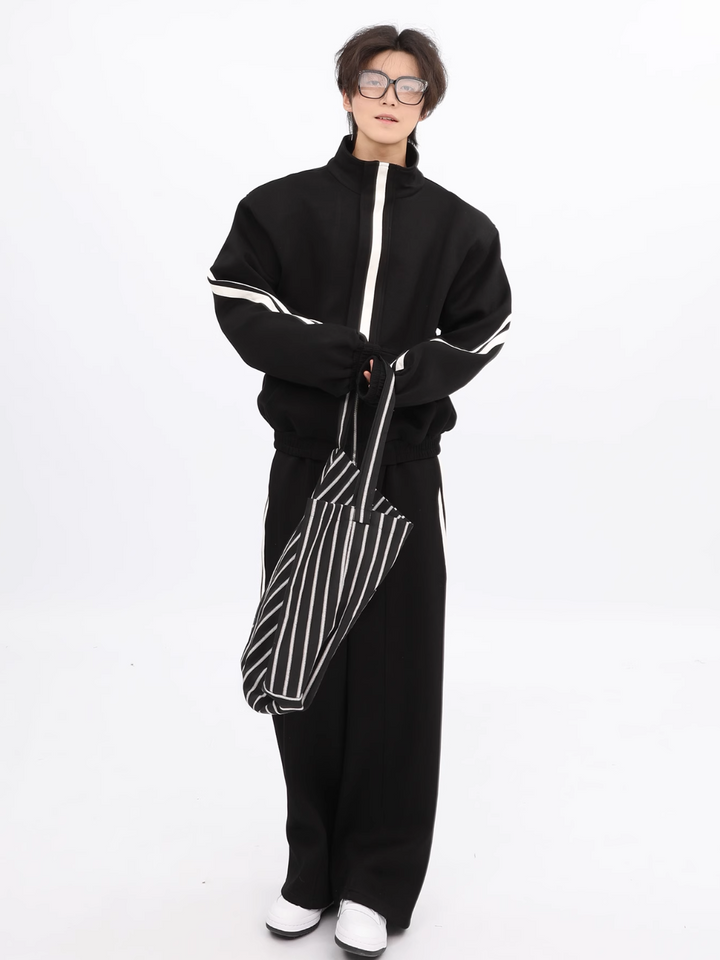 【FUTUREBOY】Korean stripes two-piece set  na1711