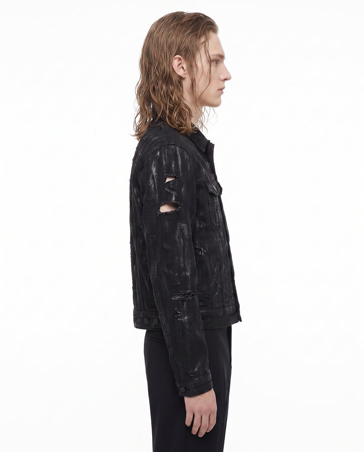 Laced Denim Jacket na2937