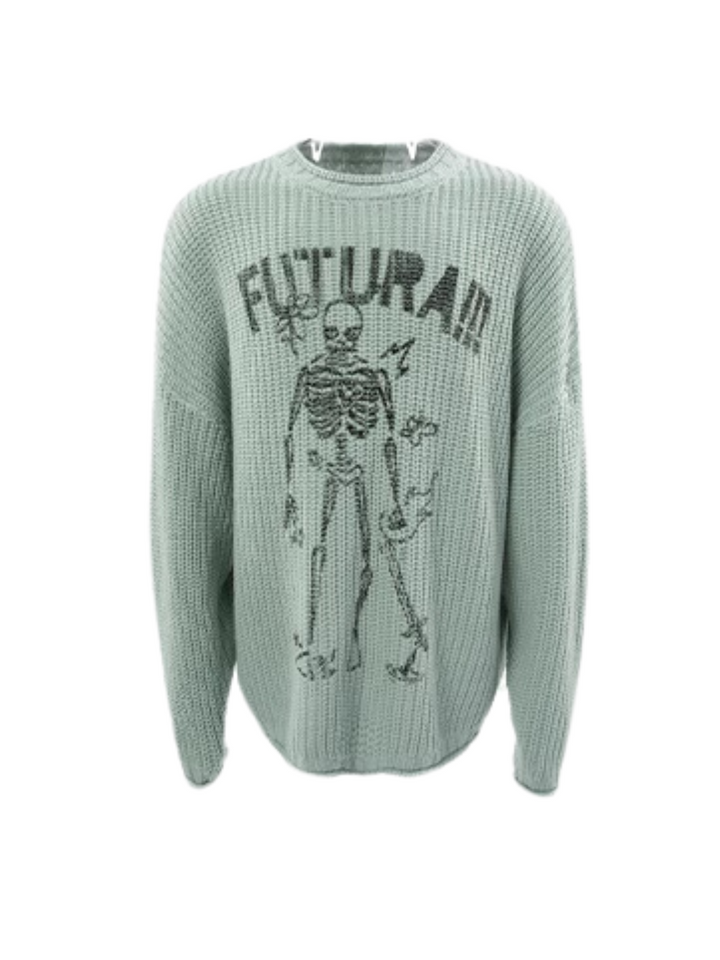 [FUTUREBOY] round neck sweater na1709