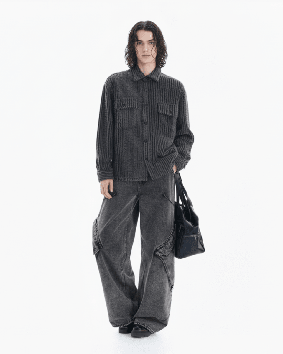 [MRCYC] Shadow Cord Overshirt na2215