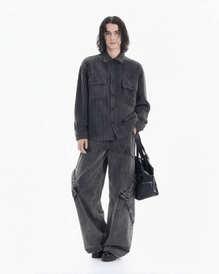 [MRCYC] Shadow Cord Overshirt na2215