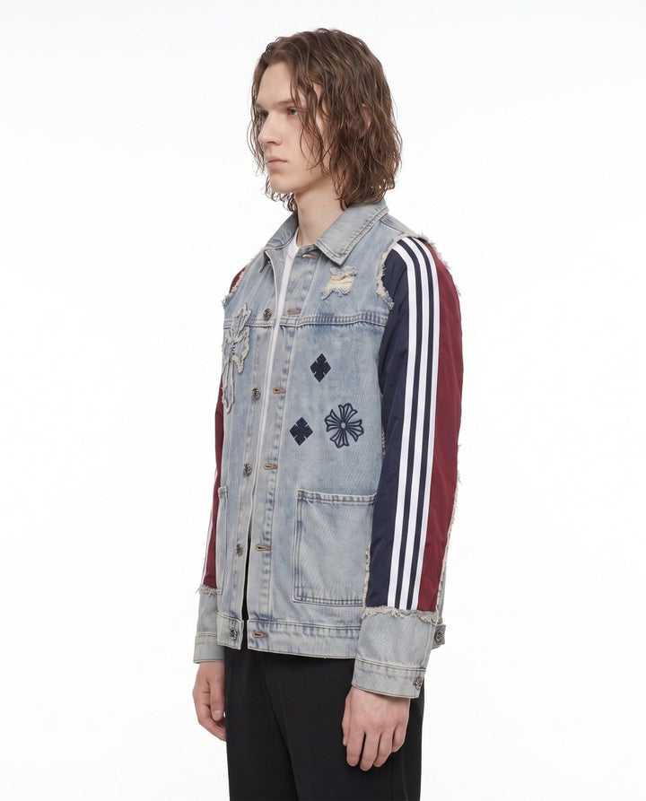 Patchwork Denim Jacket na3046
