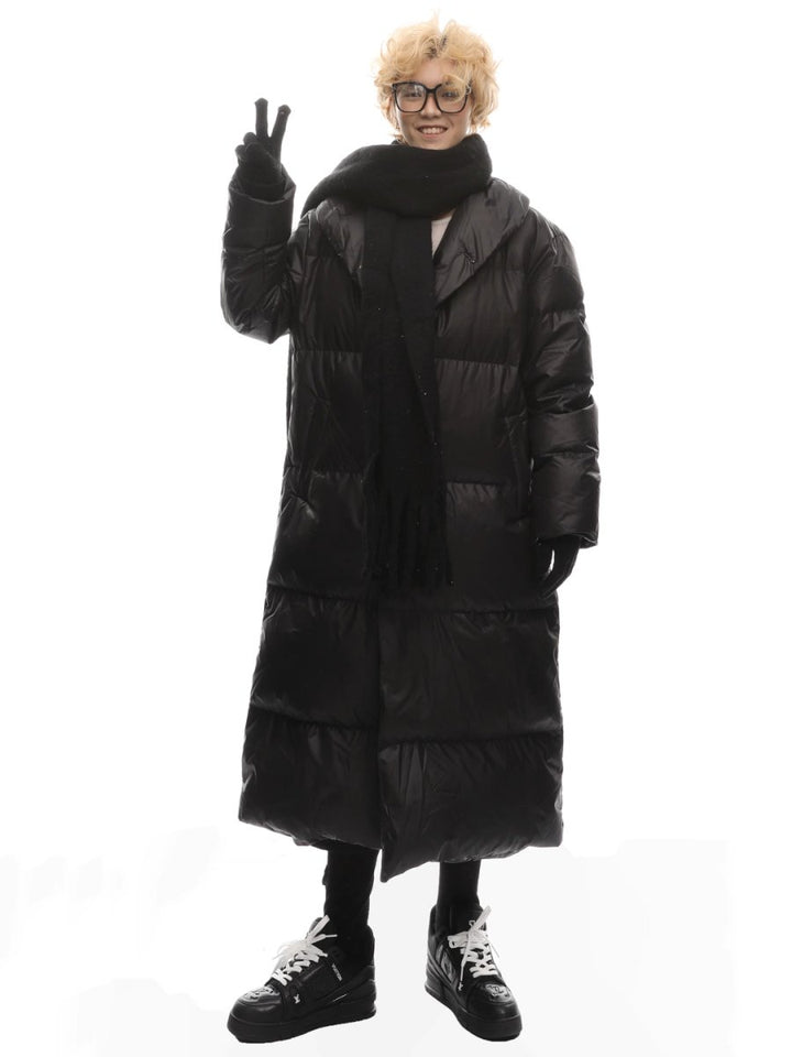 [FUTUREBOY] knee-length down jacket na1716