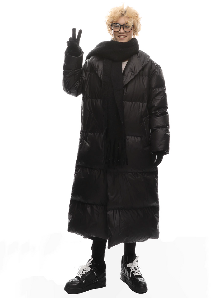 【FUTUREBOY】knee-length down jacket  na1716