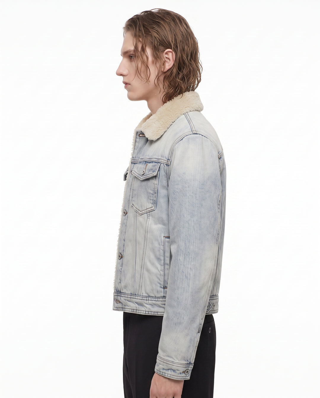 Sherpa Denim Jacket na2984