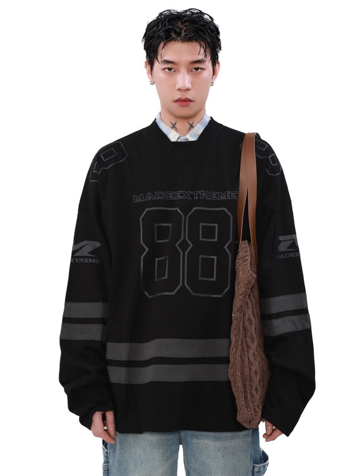 【MRNEARLY】long-sleeved sweater na1505