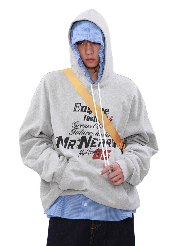 [MRNEARLY] heavy letters hooded na1507