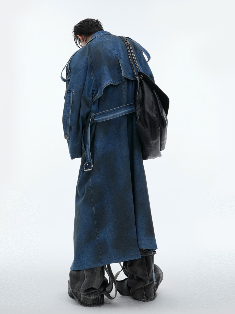 [Culture] vintage washed denim coat na1455