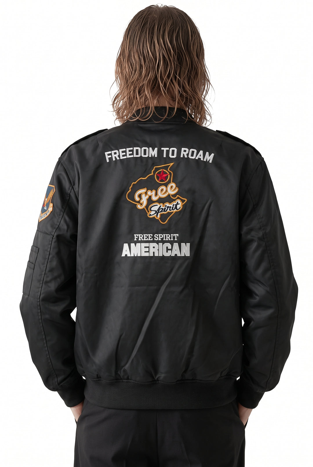 Patch Bomber Jacket na2772