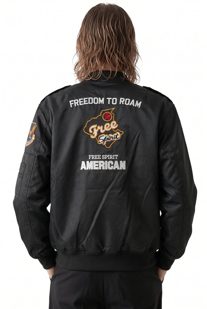 Patch Bomber Jacket na2772