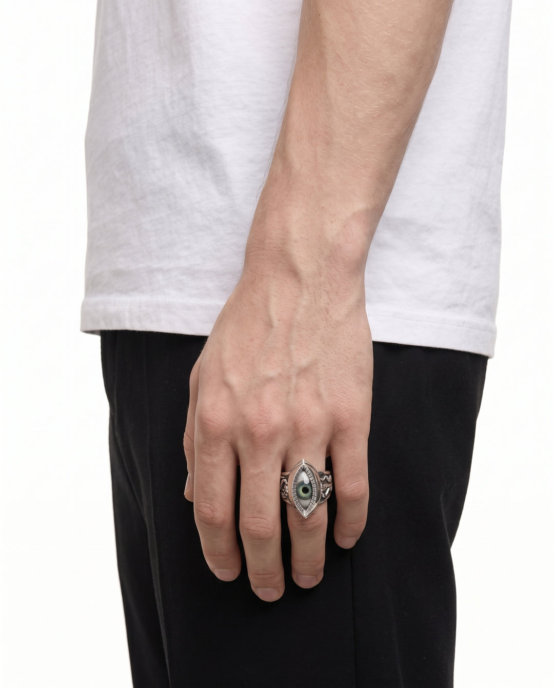 Silver Eye Ring na2929