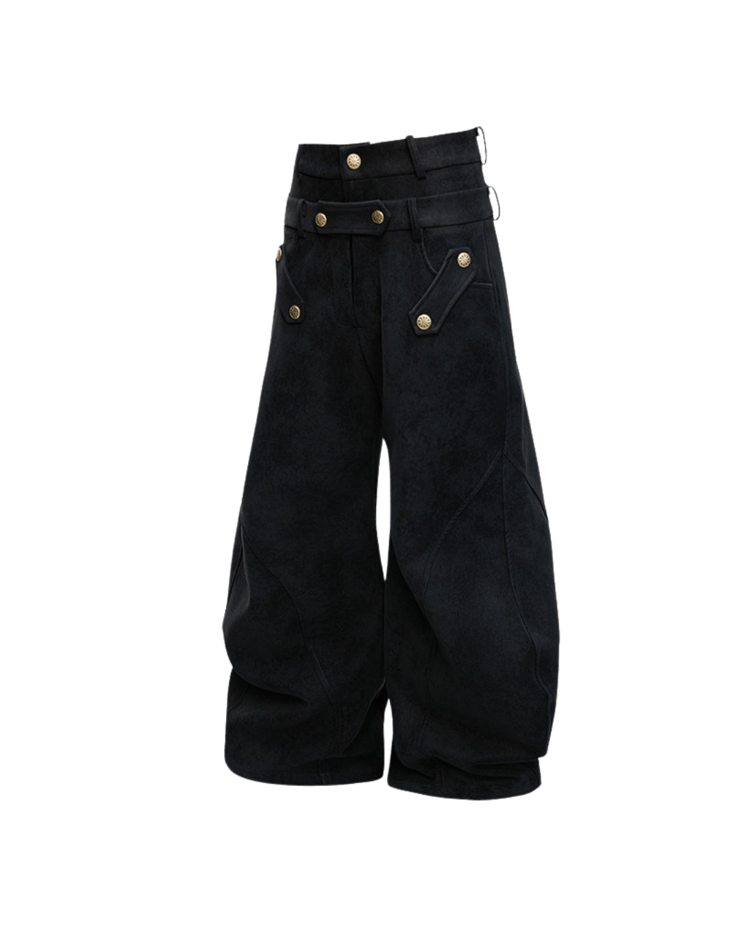 [ArguE CulturE] Brown Suede Buggy Pants na2286