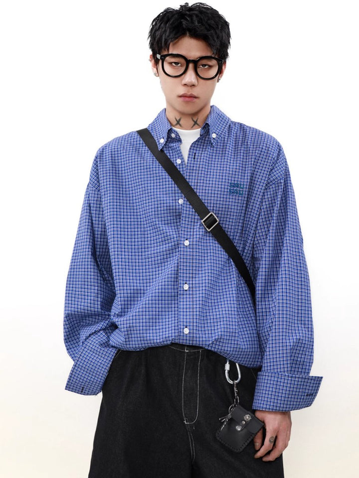 [MRNEARLY] casual blue shirt na1511