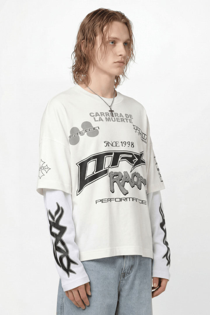 Layered racing tee na2480