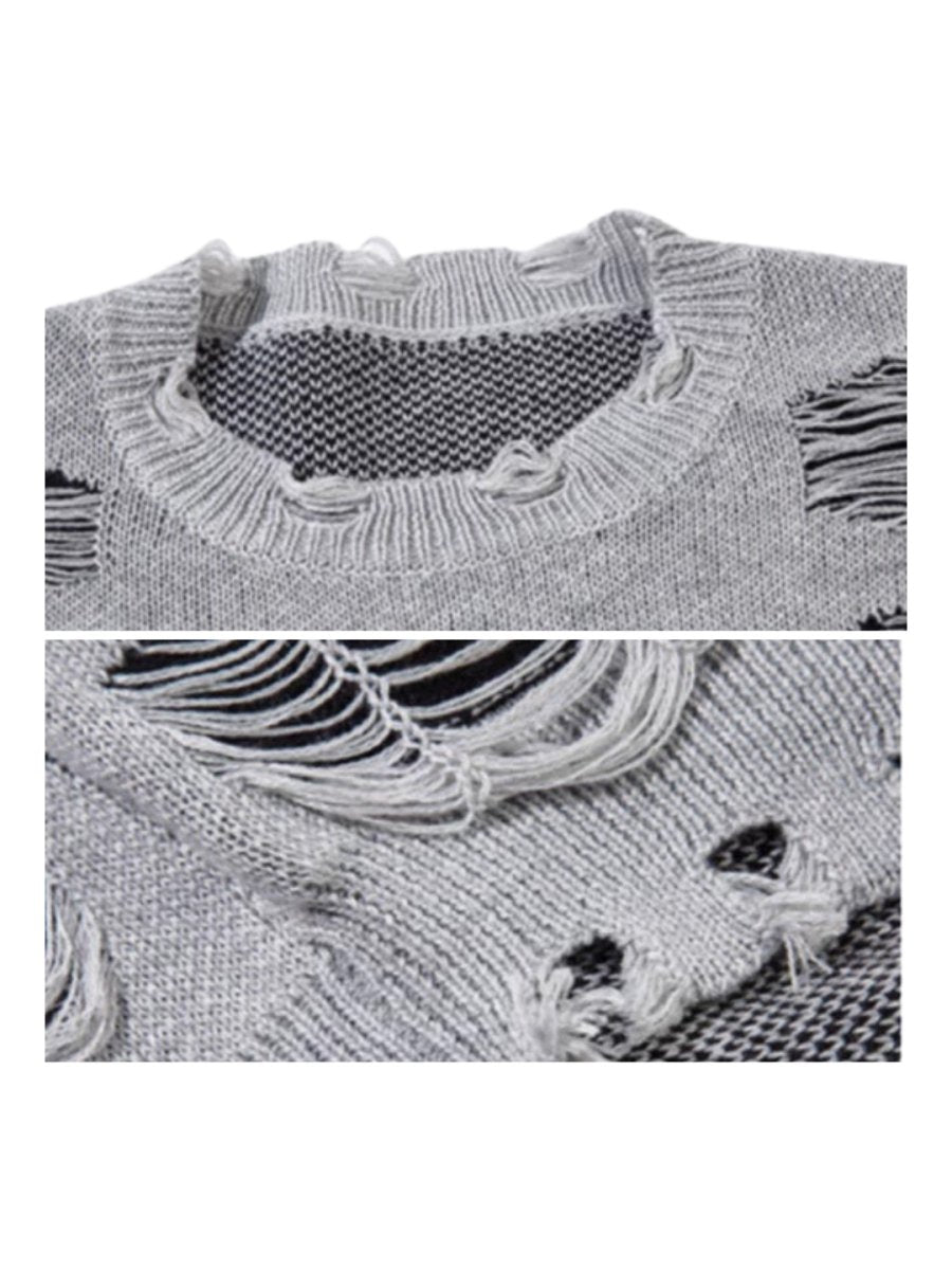 【Mz】cut holes design knit na1548