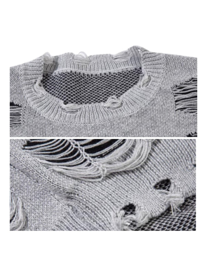 【Mz】cut holes design knit  na1548