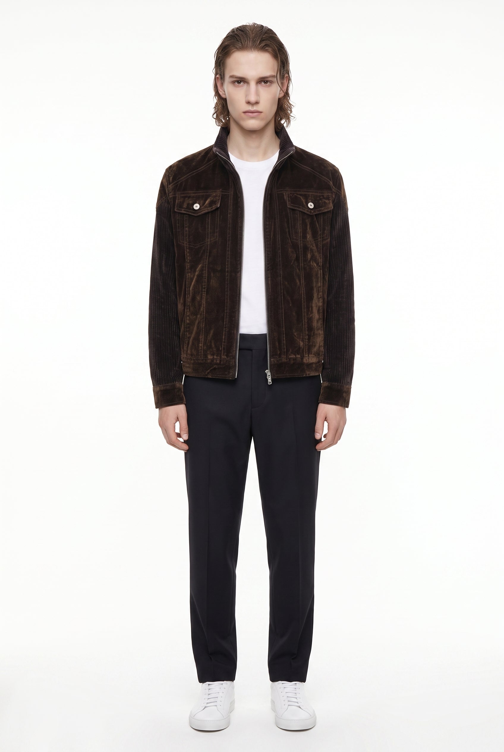 Corduroy Zip Jacket na2862