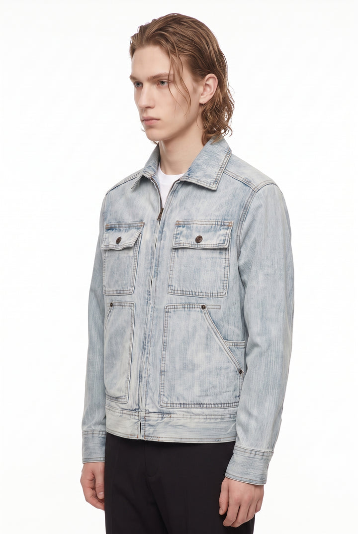 Washed Denim Jacket na2865