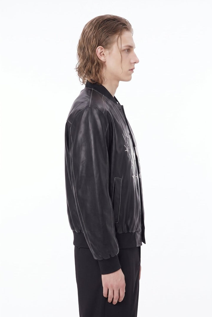 Graphic Bomber Jacket na2852