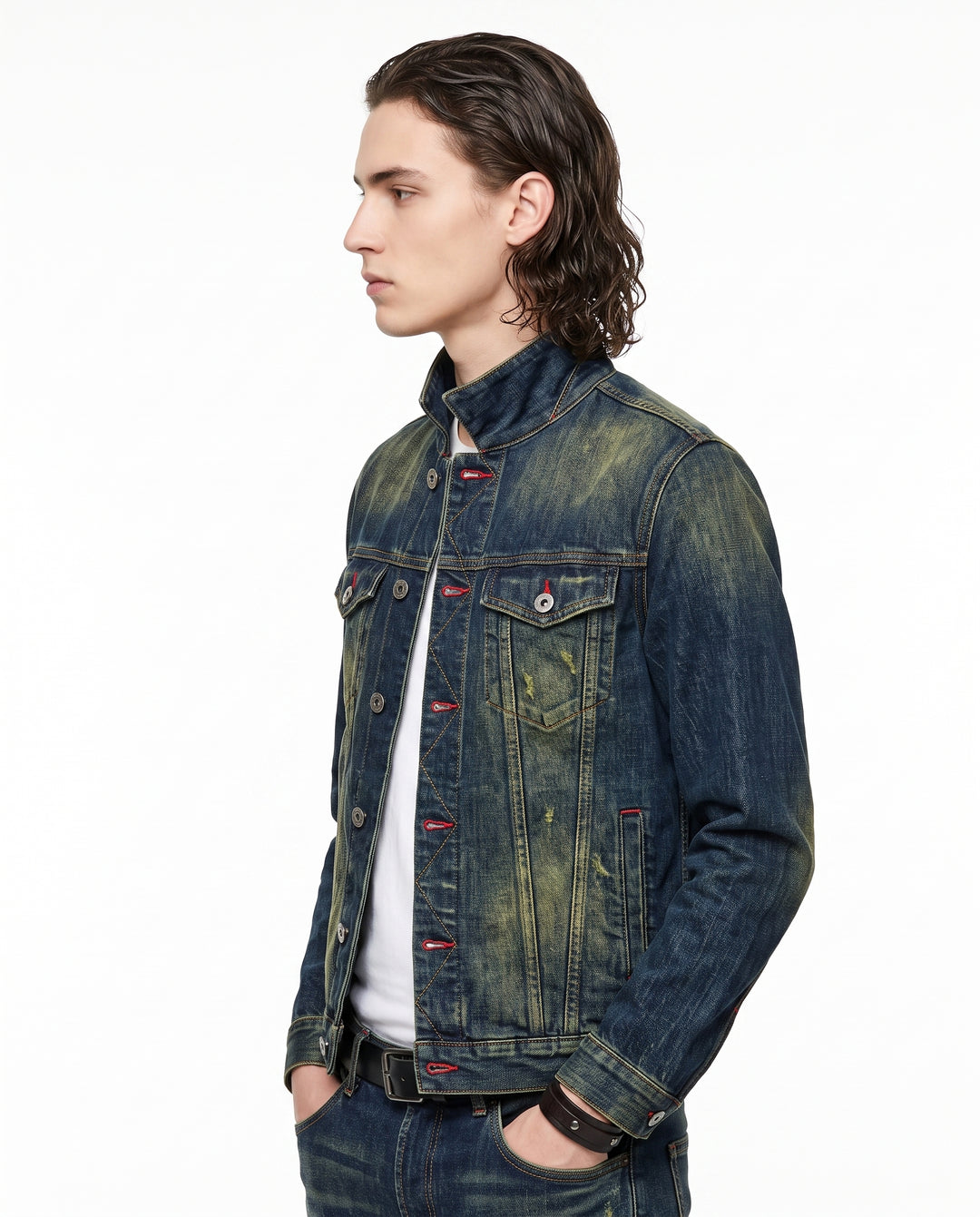 Washed Denim Jacket na2884