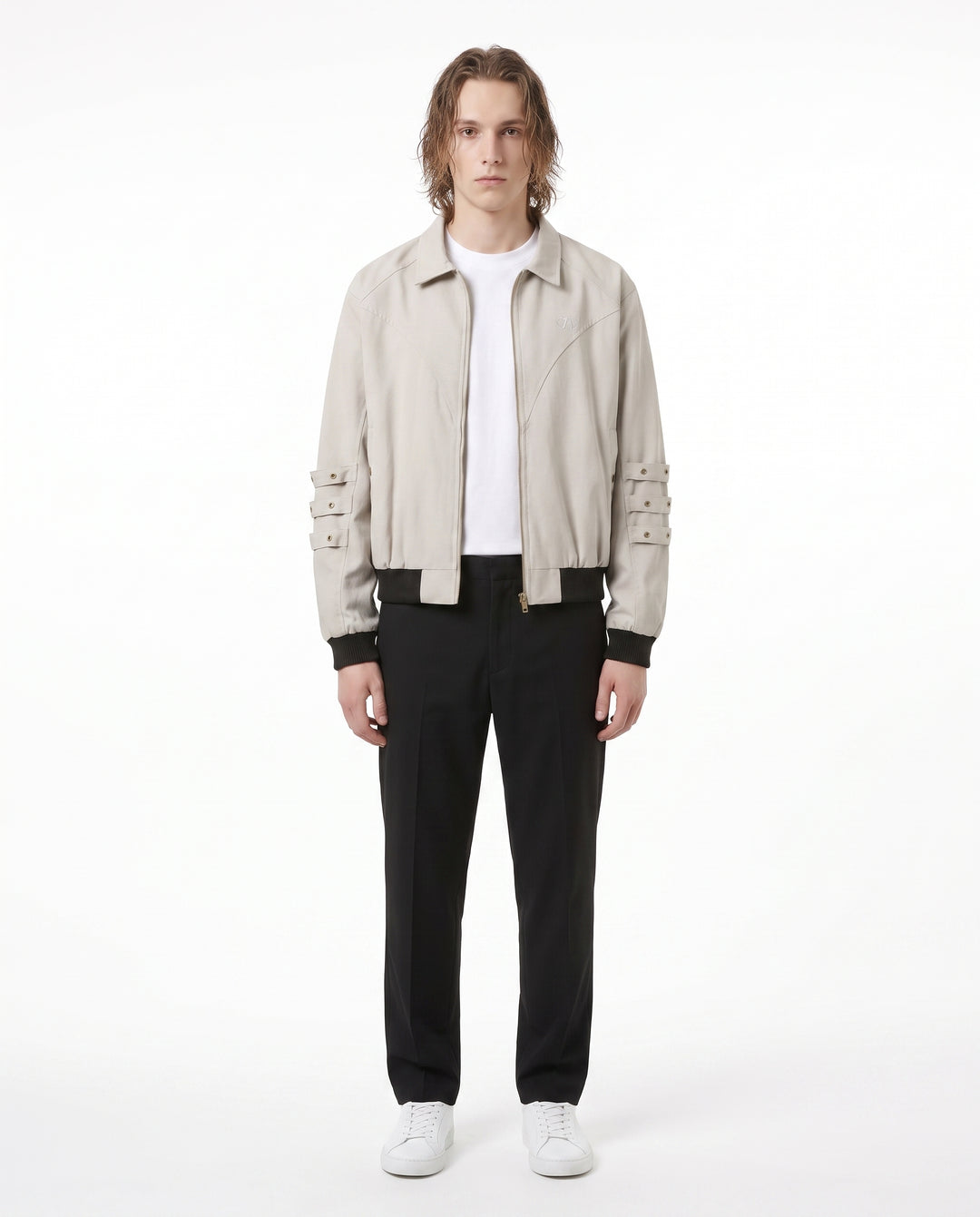 Strap Bomber Jacket na3007