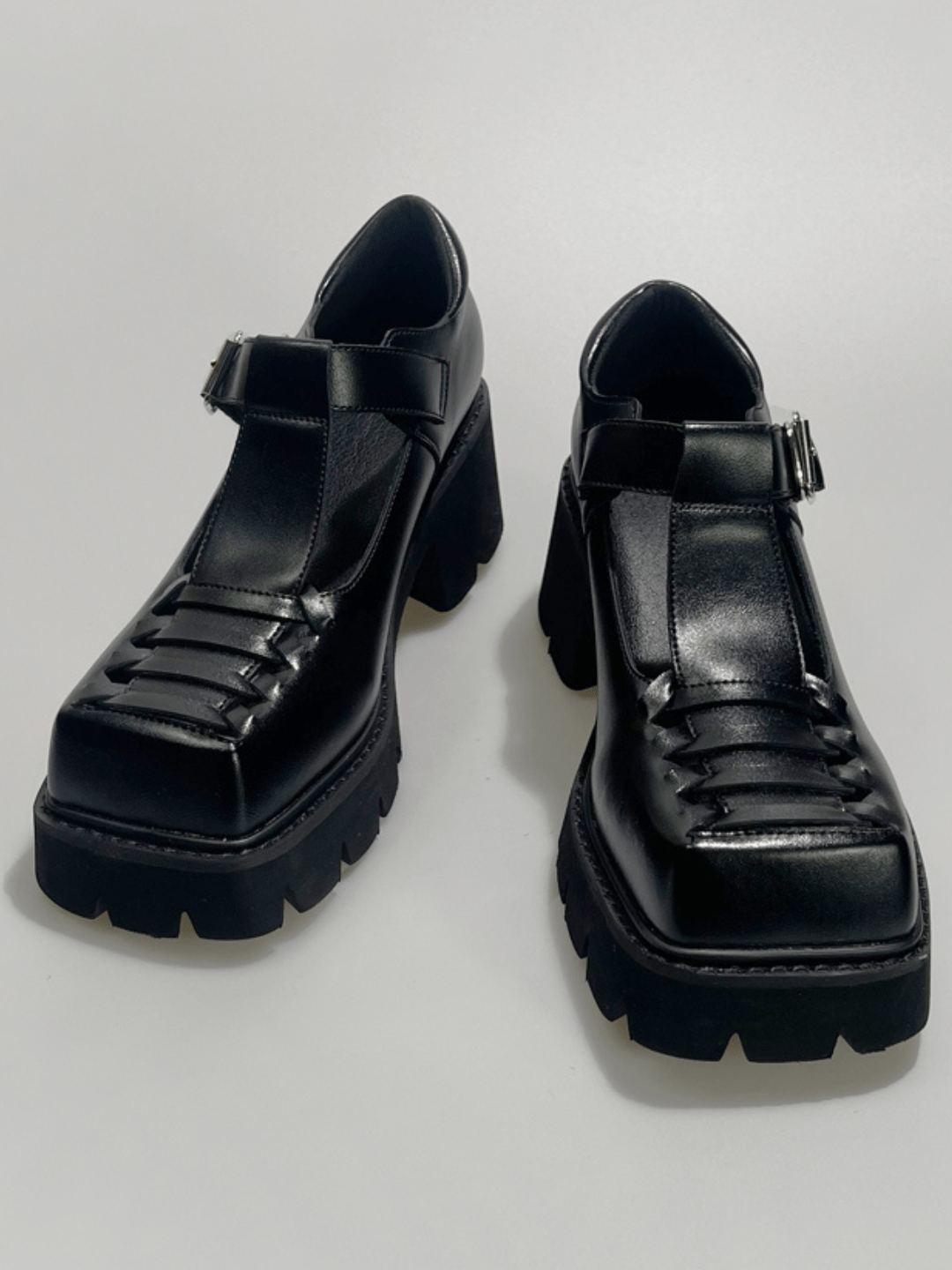 Chunky heel hollow single sandals na1244