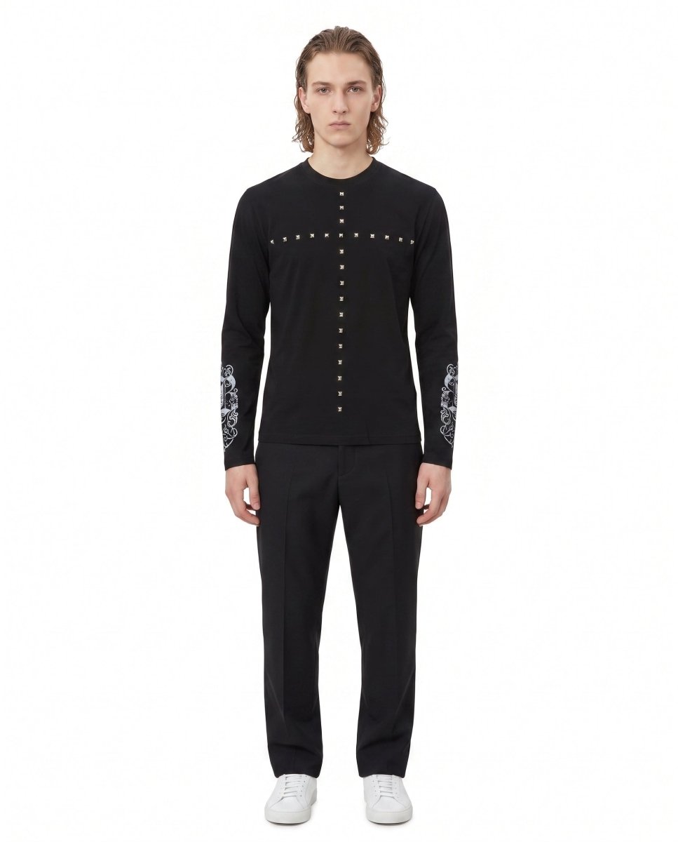 Studded Cross Shirt na3033