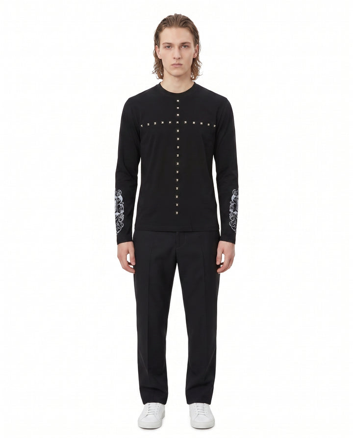 Studded Cross Shirt na3033