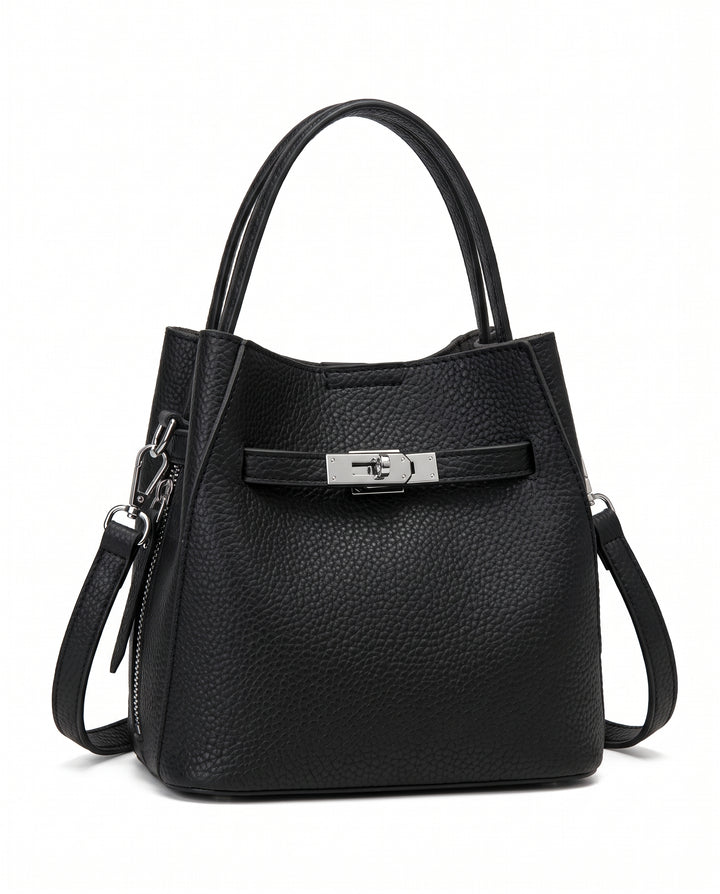 Leather Bucket Bag na3207