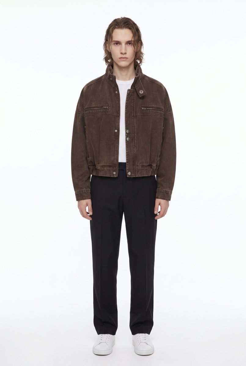 Cropped Utility Jacket na2856