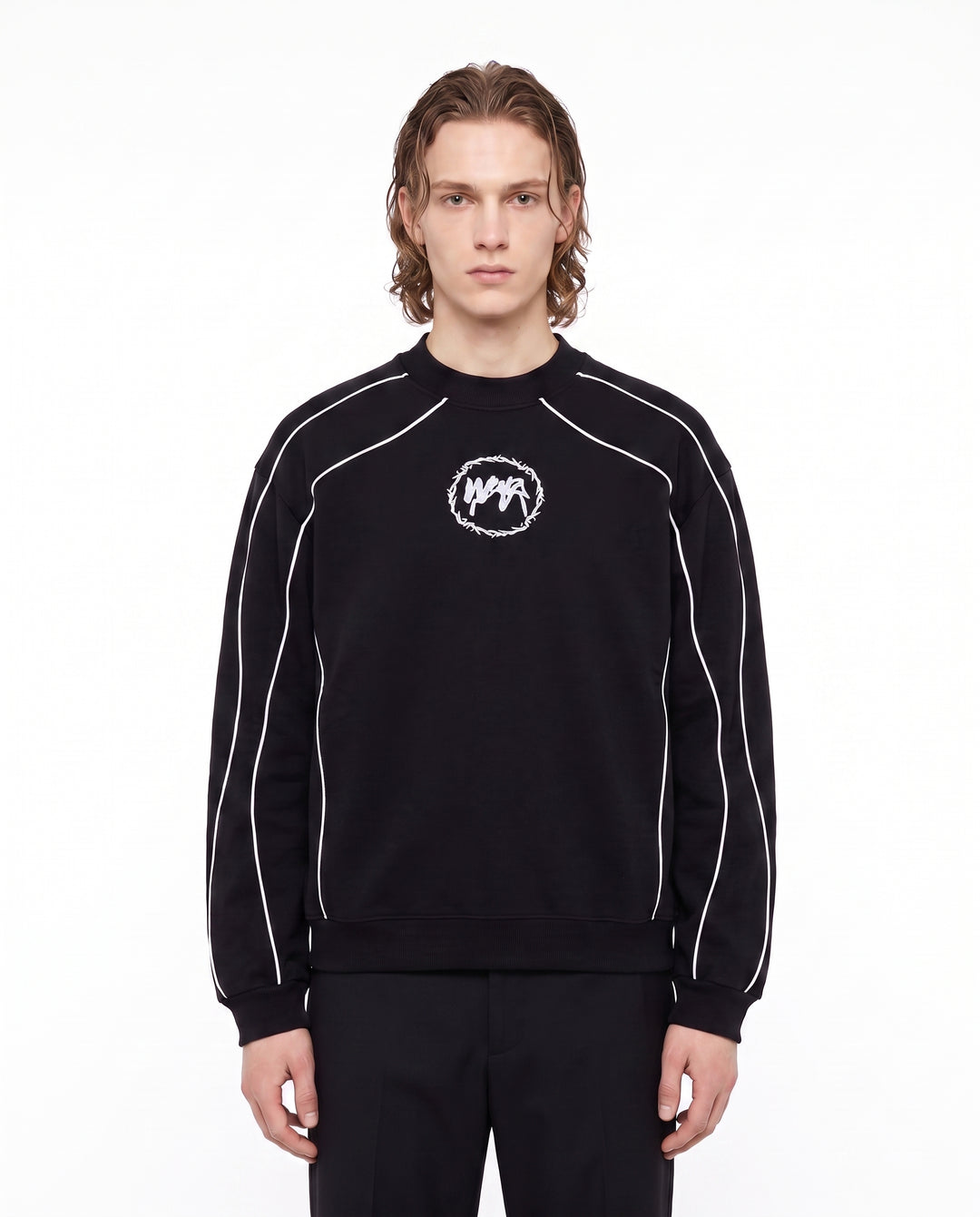 Piping Graphic Sweatshirt na2947