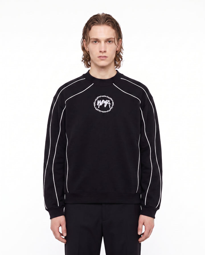 Piping Graphic Sweatshirt na2947