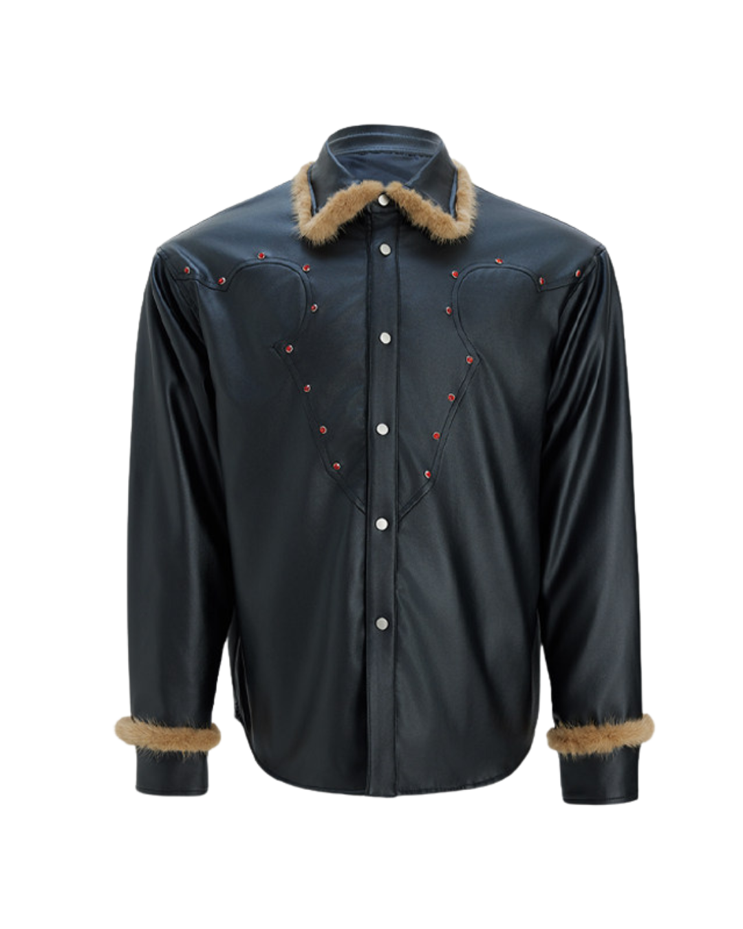 【ArguE CulturE】CRIMSON STUD LEATHER JACKET na2292