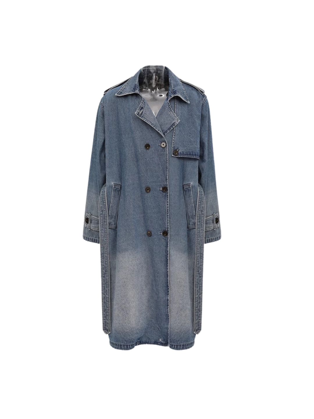 【FUTUREBOY】long demim coat  na1707