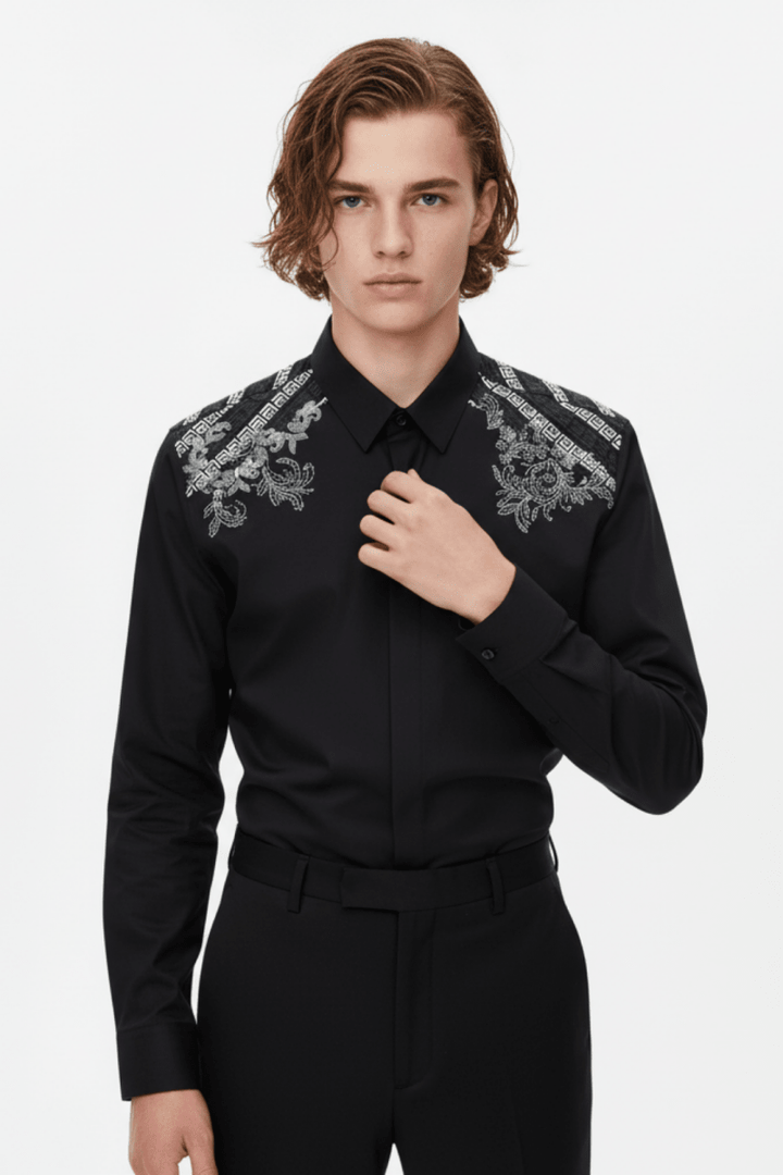 Classic embroidery shirt  na2479