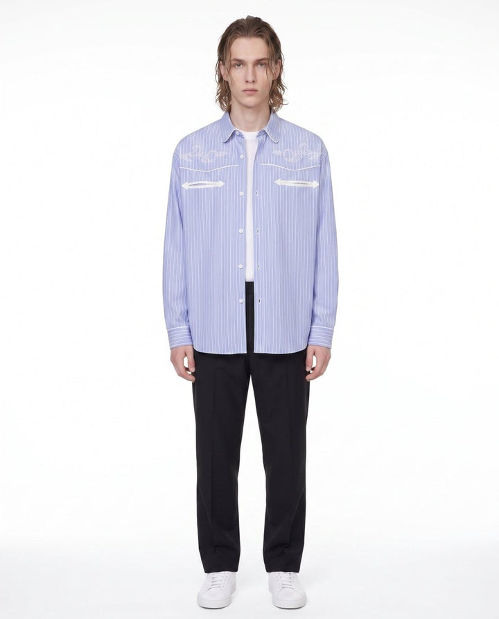 Western Striped Shirt na3024