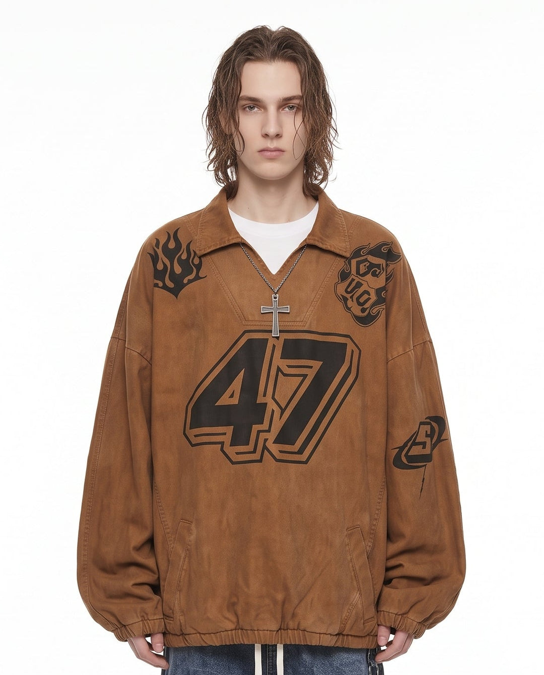Vintage Racing 47 Pullover Jacket na3216
