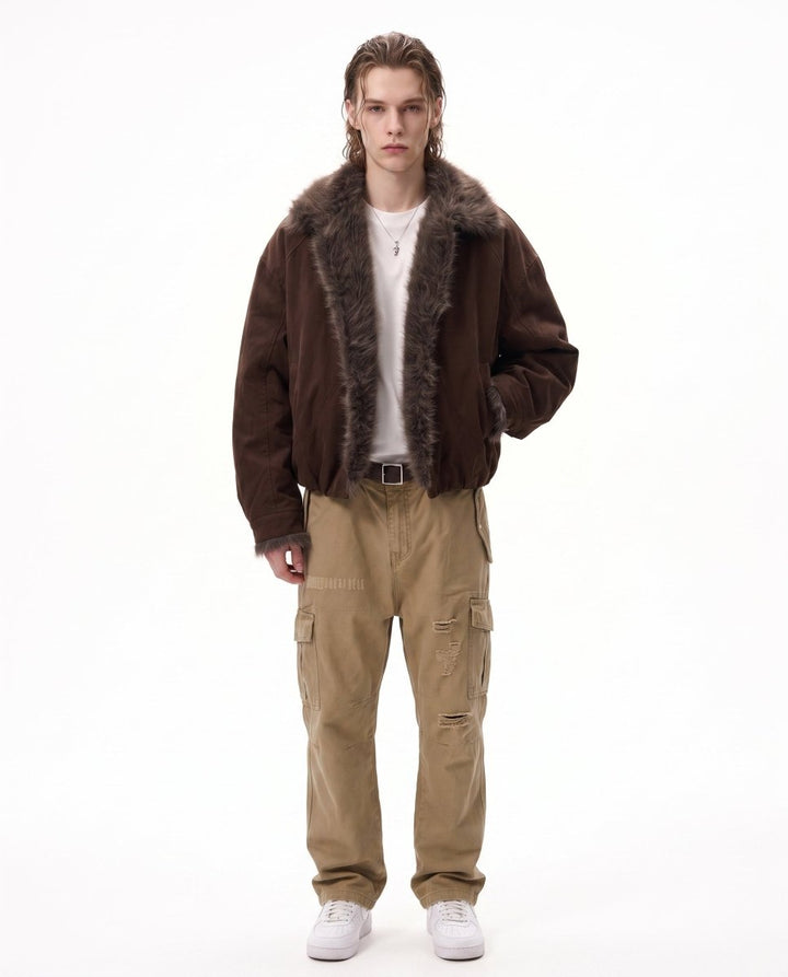 Fur Collar Jacket na3094